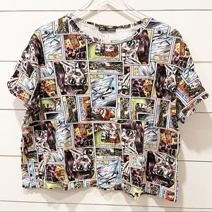 Zara Comic Book Tee Shirt size Large